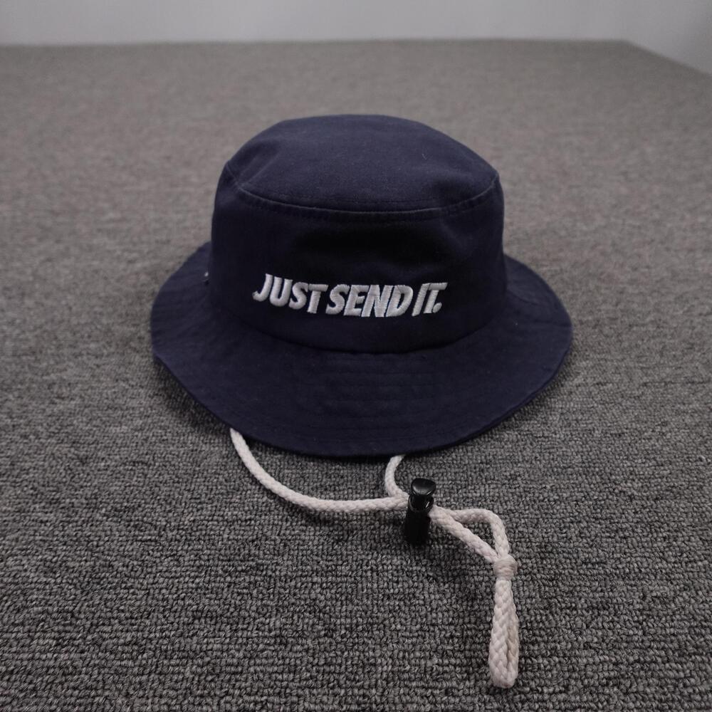 Jerry Of The Day Hat Bucket Fitted Unisex One Size Blue Just Send It Rope Cord